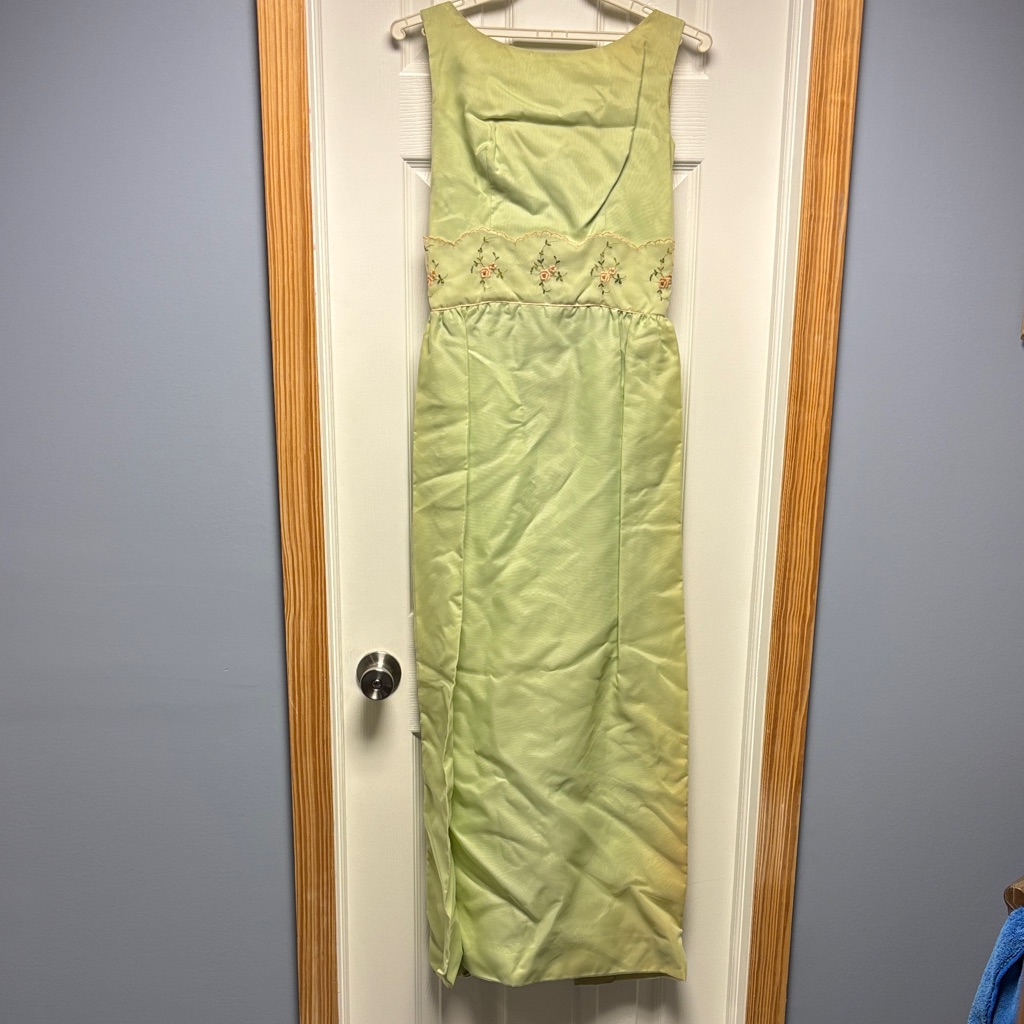 Vintage 1967 Sylvia Ann Formal Dress